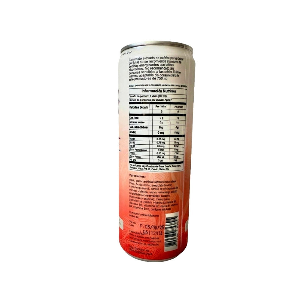 BEBIDA ENERGIZANTE FUNCIONAL ENERGY PURE DRINKS LATA 355 ML