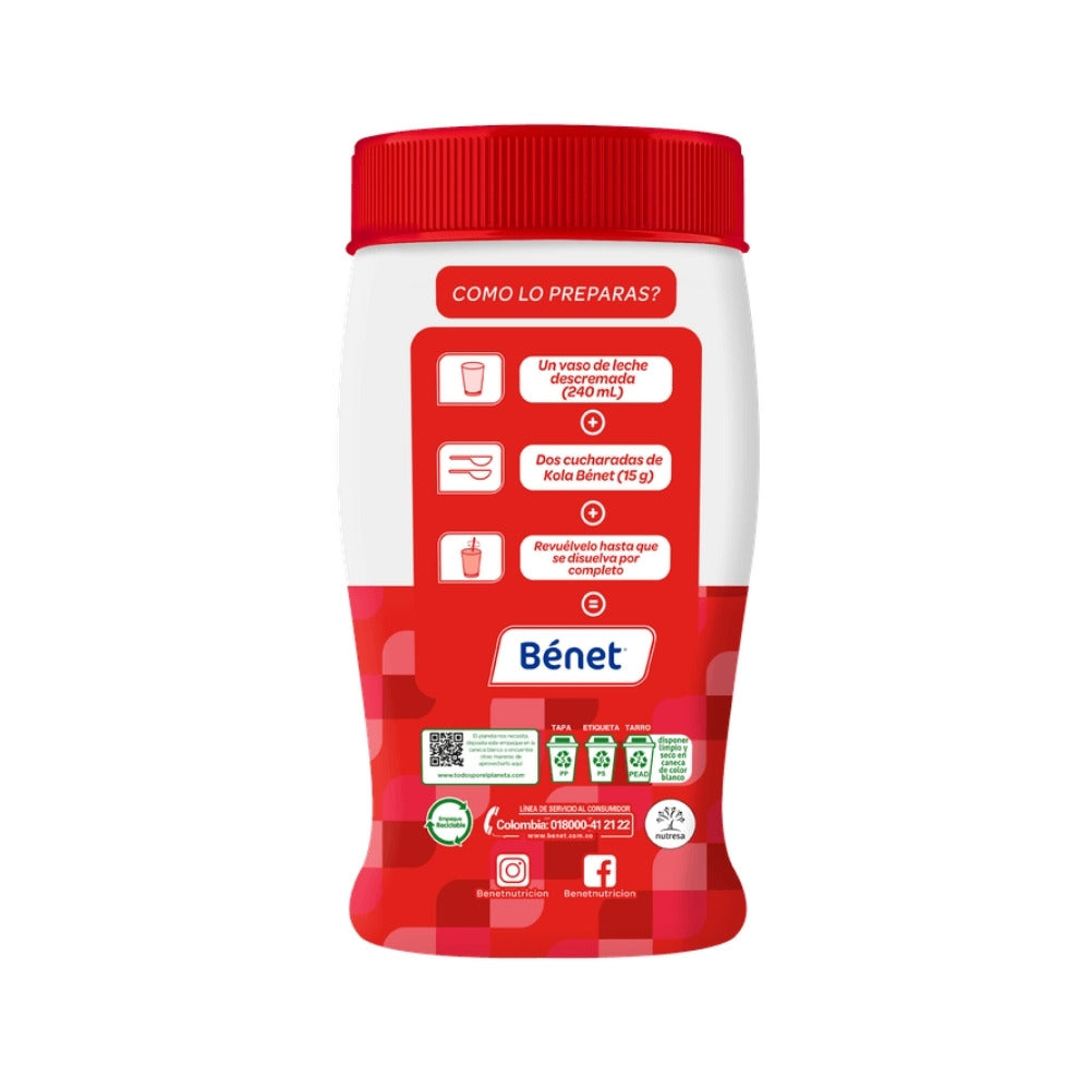 BENET KOLA GRANULADA FRESA POTE 300 G