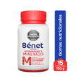 BENET MULTIVITAMINAS GOMAS SIN AZUCAR FRASCO 150 G