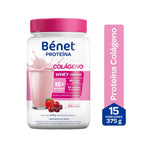 BENET PROTEINA POLVO FRUTOS ROJOS POTE 375 G
