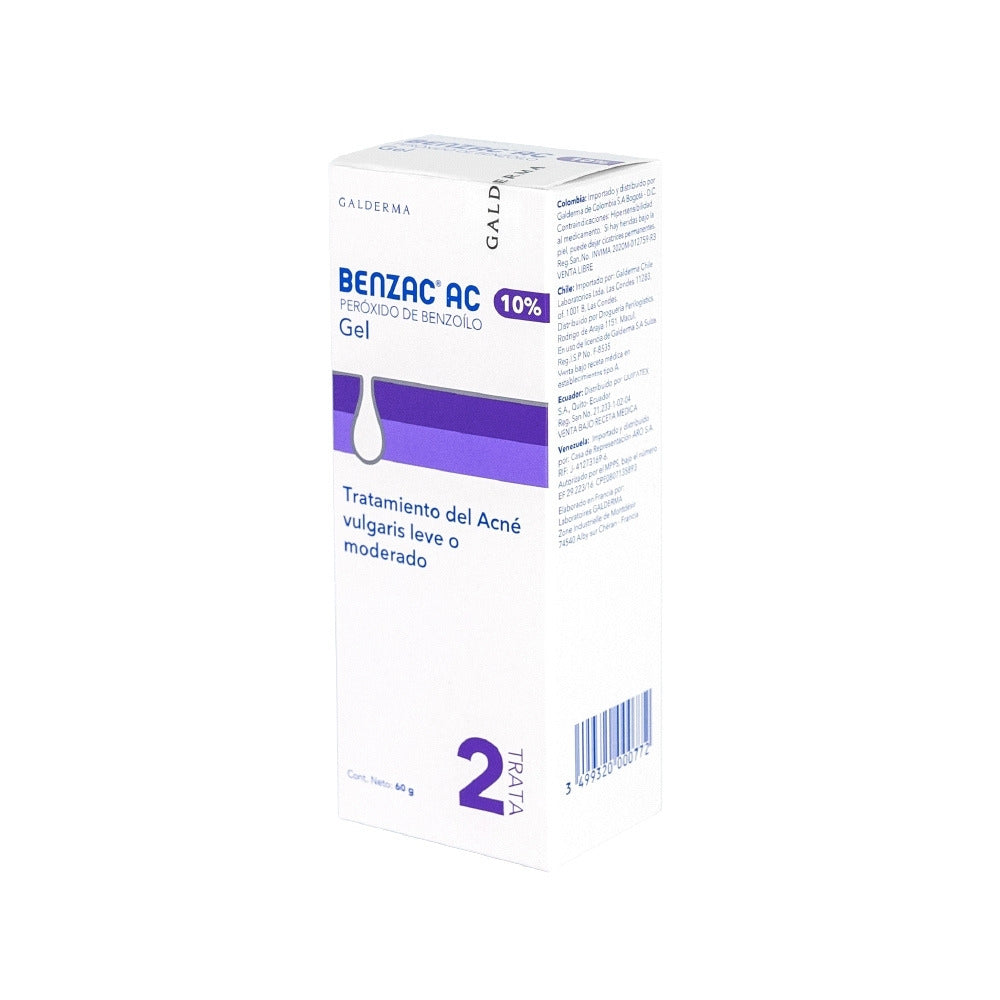 BENZAC-AC GEL 10 % CAJA 60 G