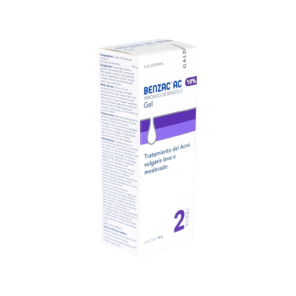 BENZAC-AC GEL 10 % CAJA 60 G