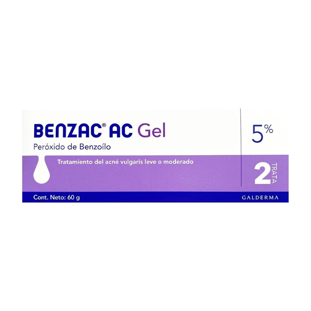 BENZAC-AC GEL 5% CAJA 60 G
