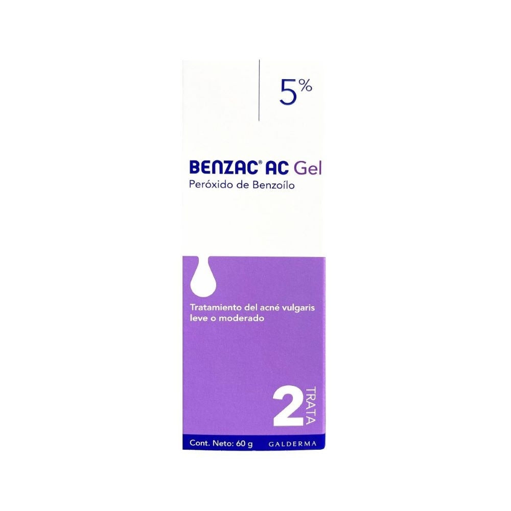 BENZAC-AC GEL 5% CAJA 60 G