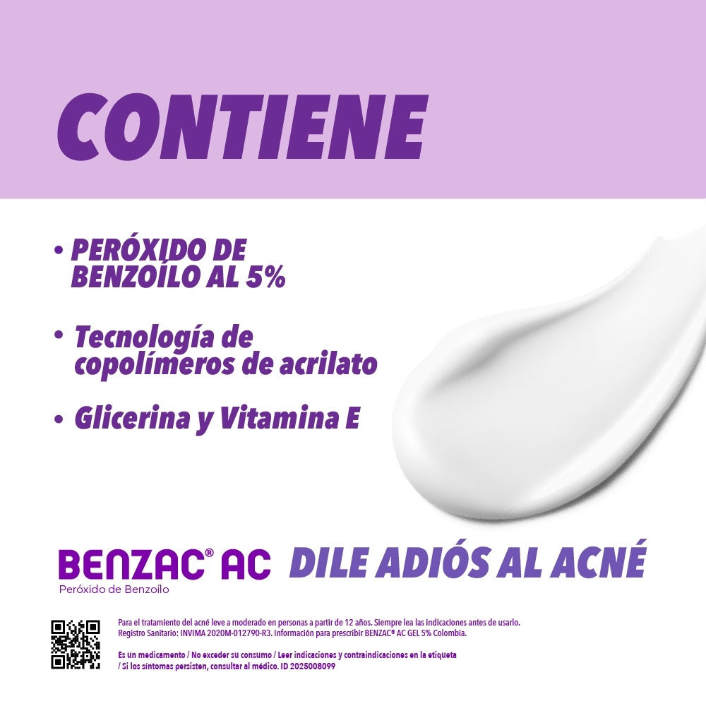 BENZAC-AC GEL 5% CAJA 60 G