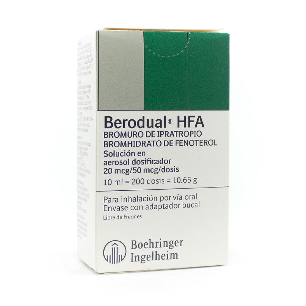 BERODUAL (RG) SOLUCION BUCAL INHALADOR 10 ML X 200 DOSIS