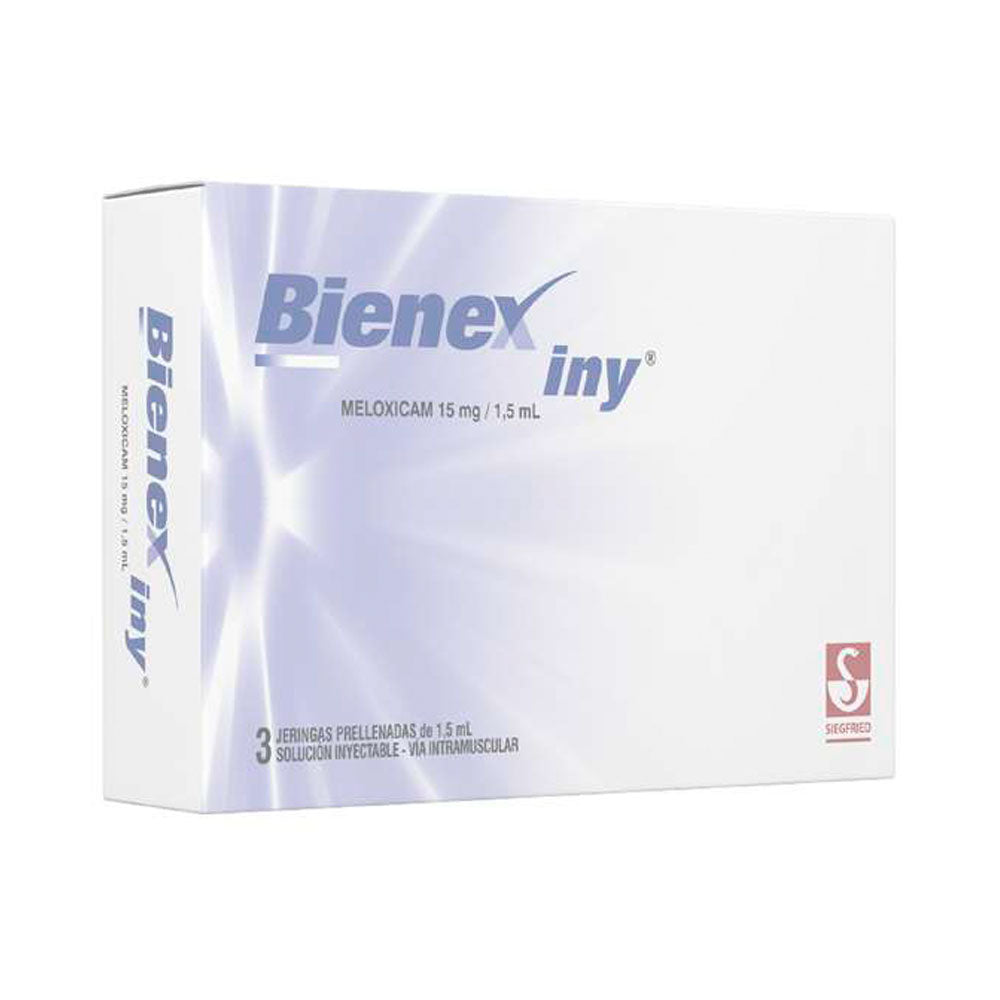 BIENEX AMPOLLAS 15 MG CAJA 3 X1.5ML