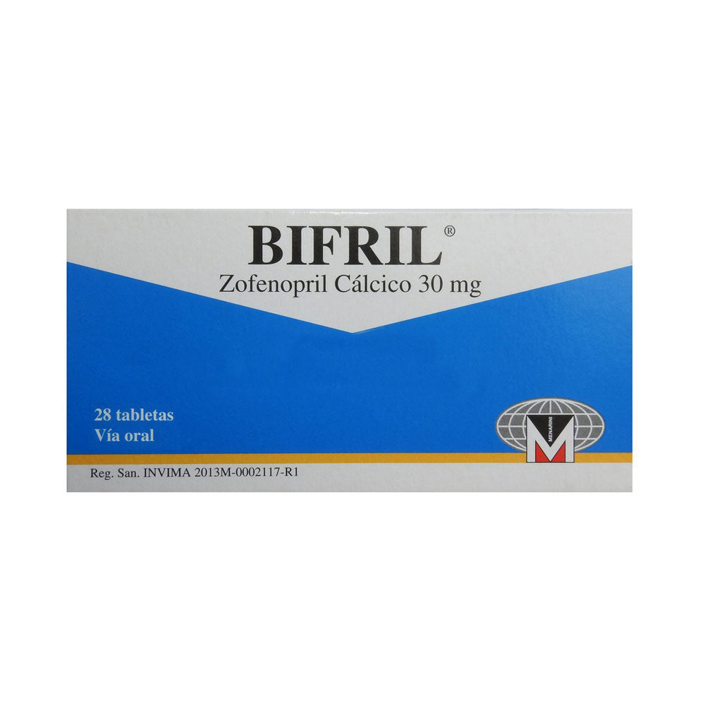 BIFRIL TABLETAS 30 MG CAJA X 28 UNDS