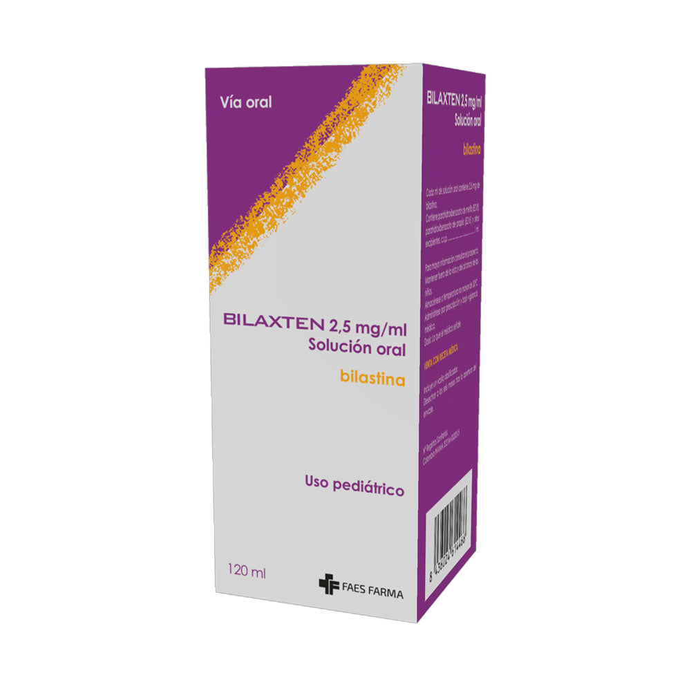 BILAXTEN SOLUCION ORAL 2.5 MG FRASCO 120 ML