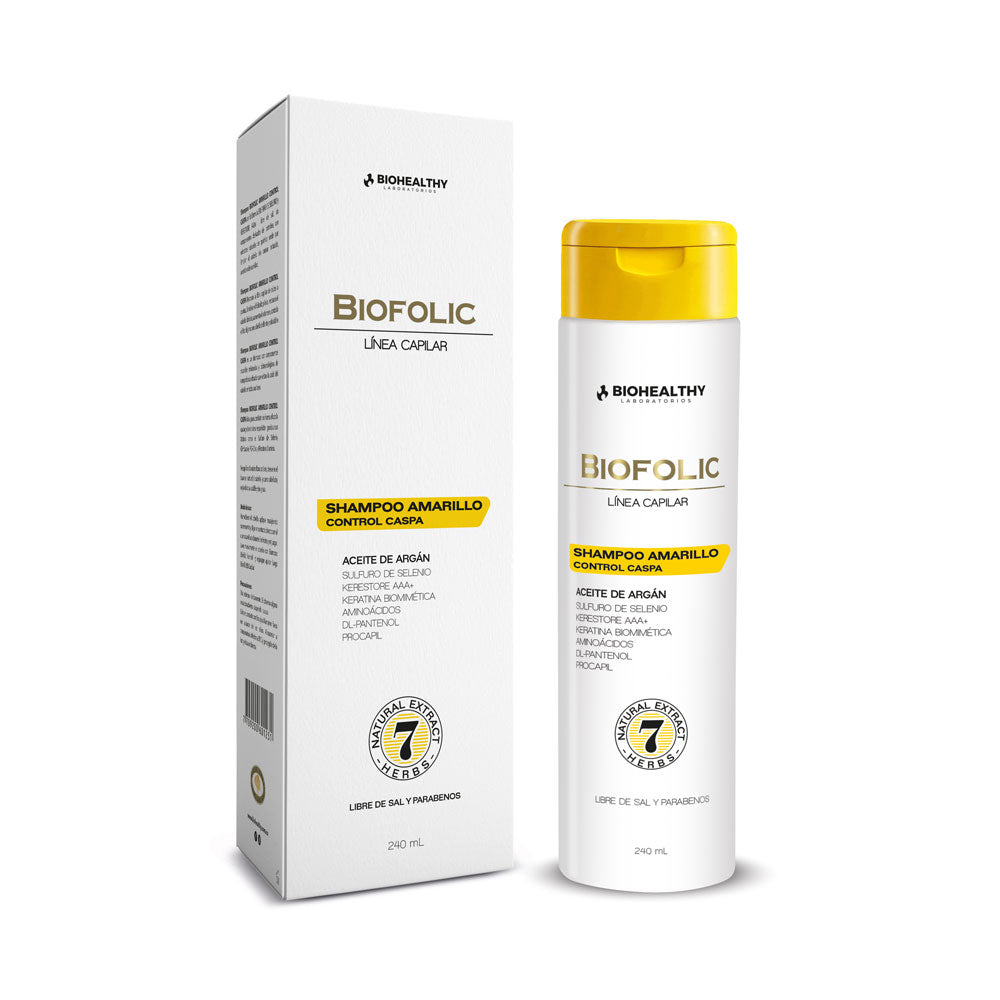 BIOFOLIC SHAMPOO AMARILLO FRASCO 240 ML