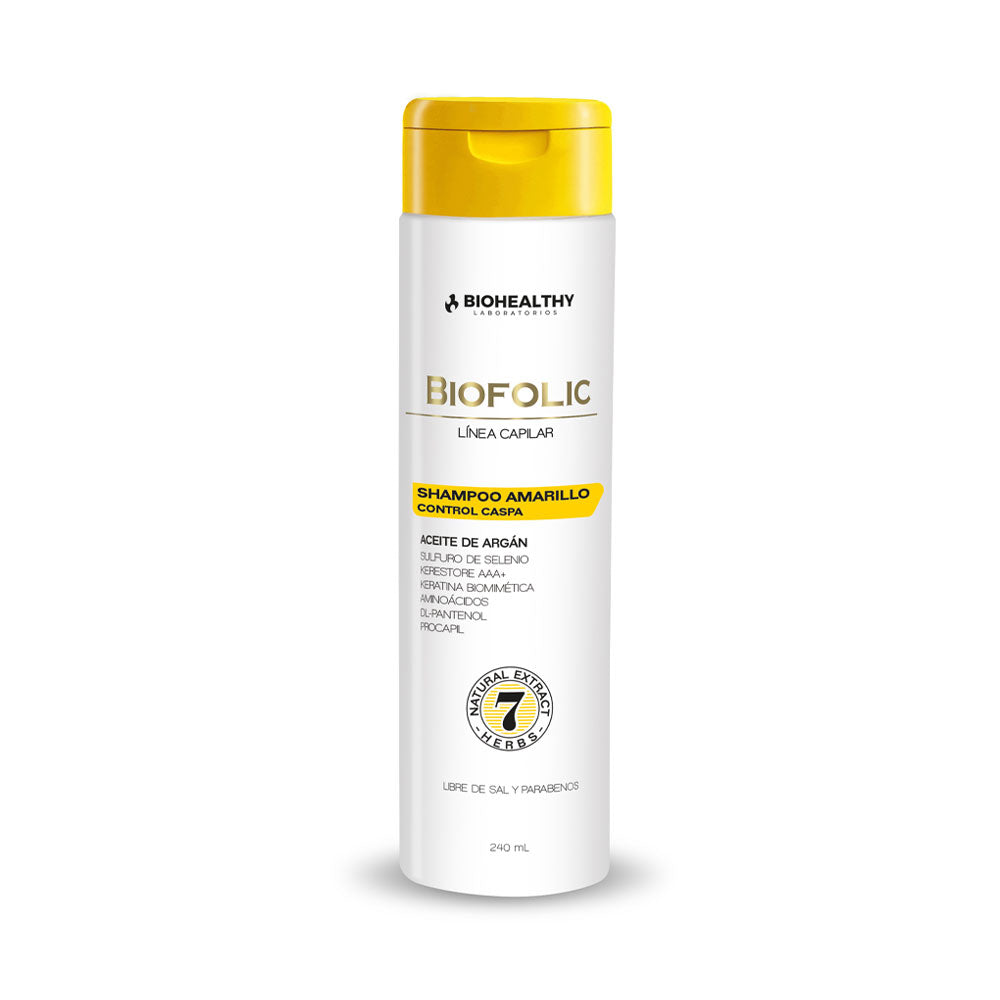 BIOFOLIC SHAMPOO AMARILLO FRASCO 240 ML
