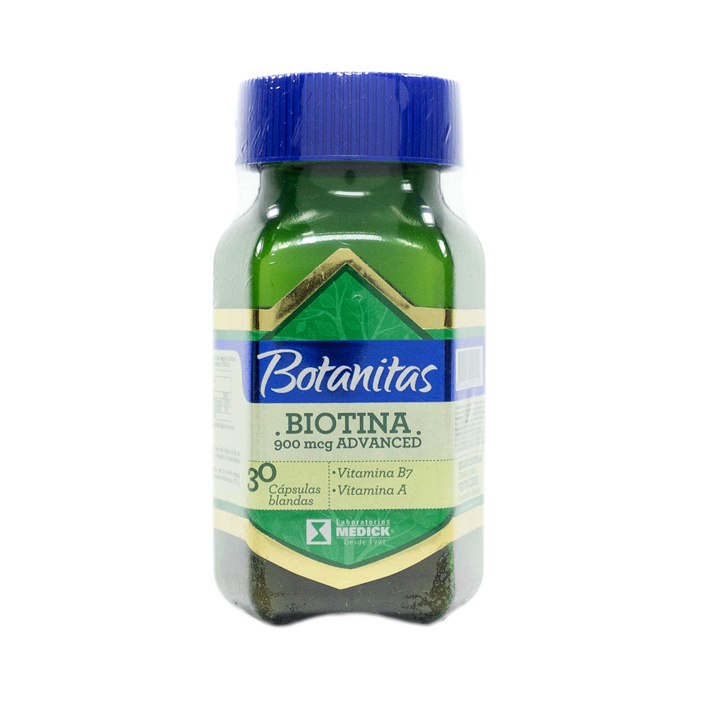 BIOTINA BOTANITAS CAPSULAS 900 MCG FRASCO X 30 UNDS