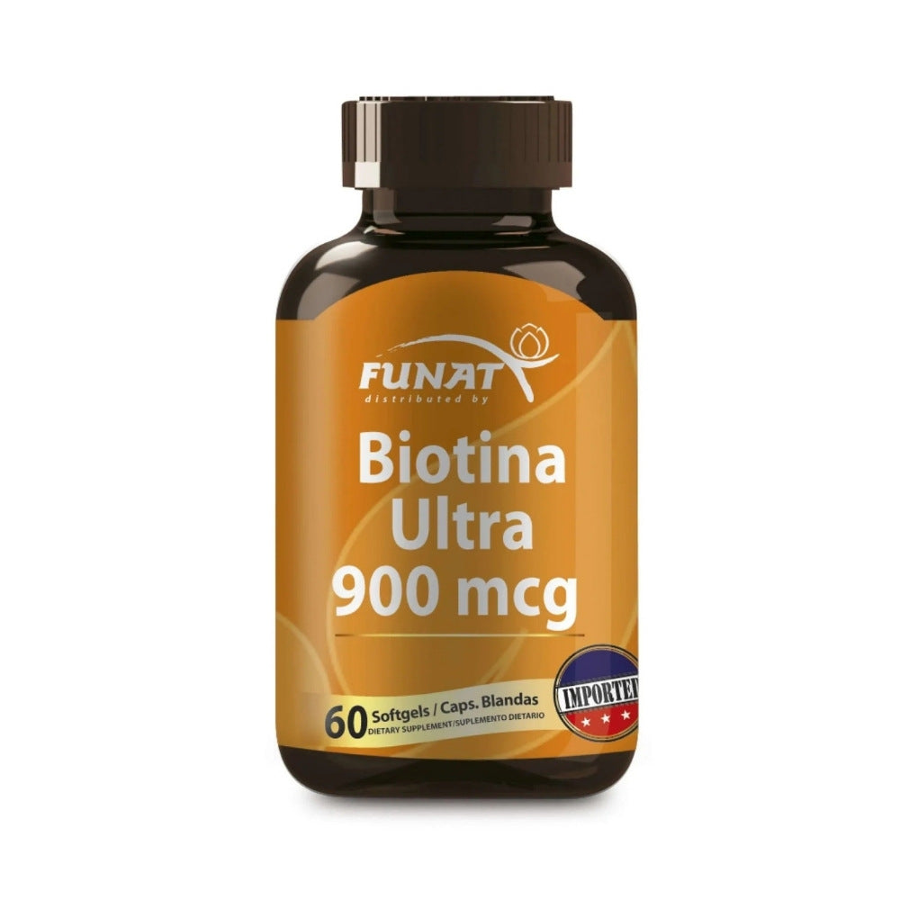 BIOTINA ULTRA FUNAT CAPSULAS 900 MCG FRASCO X 60 UNDS
