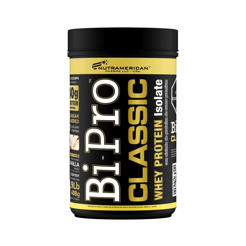 BIPRO CLASSIC NUTRAMERICAN PROTEINA VAINILLA TARRO 408 G