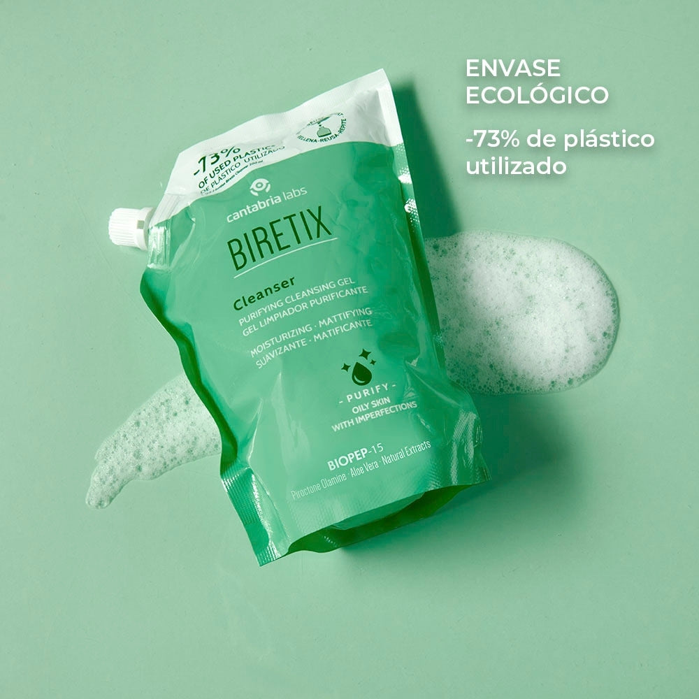 BIRETIX CLEANSER GEL LIMPIADOR BOLSA 400 ML