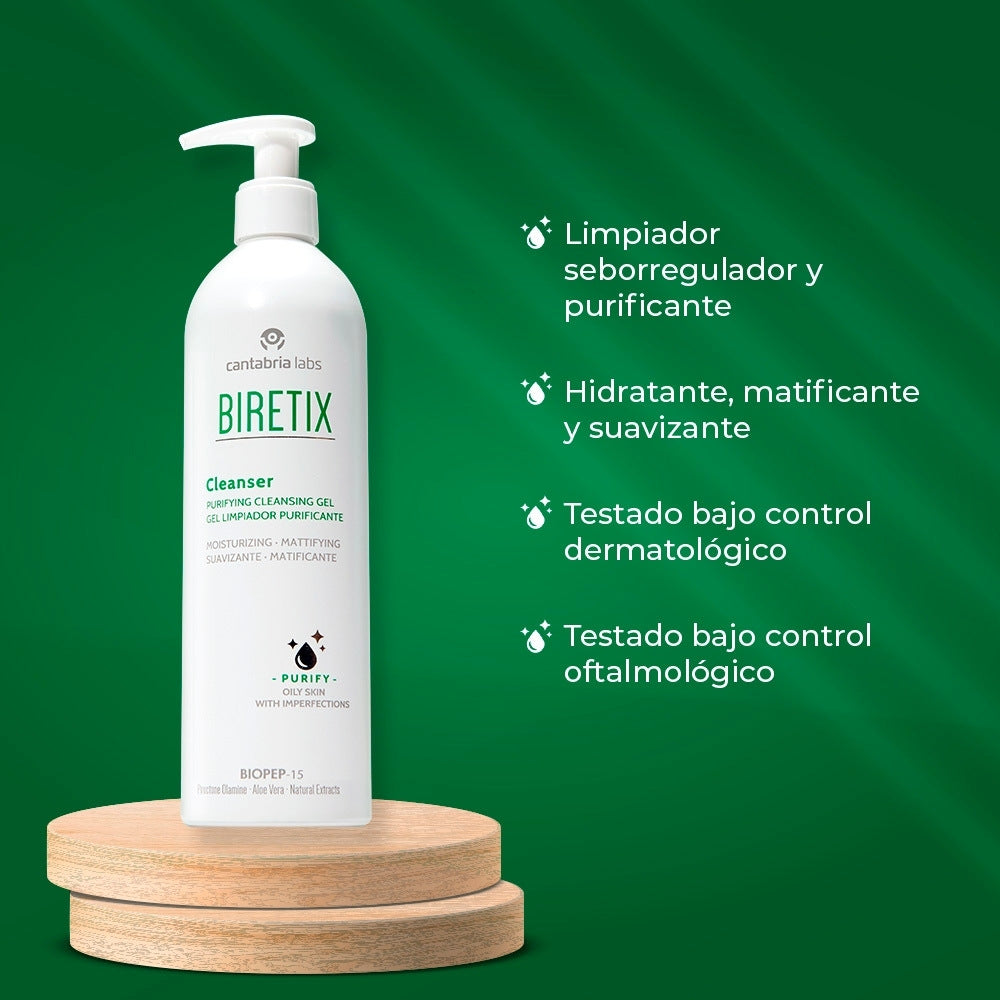 BIRETIX CLEANSER GEL LIMPIADOR GEL FRASCO 400 ML