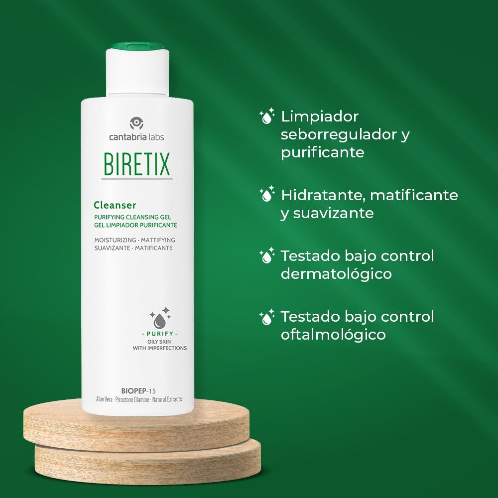 BIRETIX CLEANSER GEL LIMPIADOR TUBO 200 ML