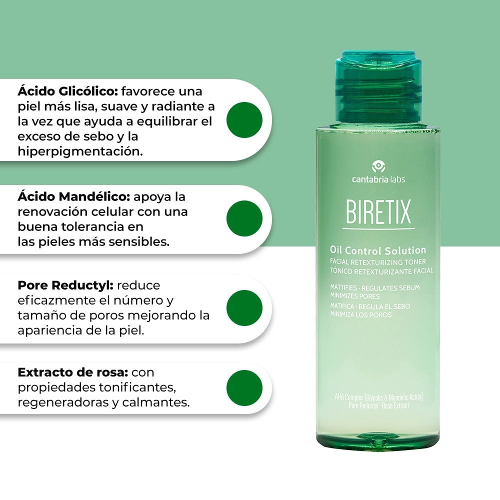 BIRETIX OIL CONTROL SOLUCION FRASCO 100 ML