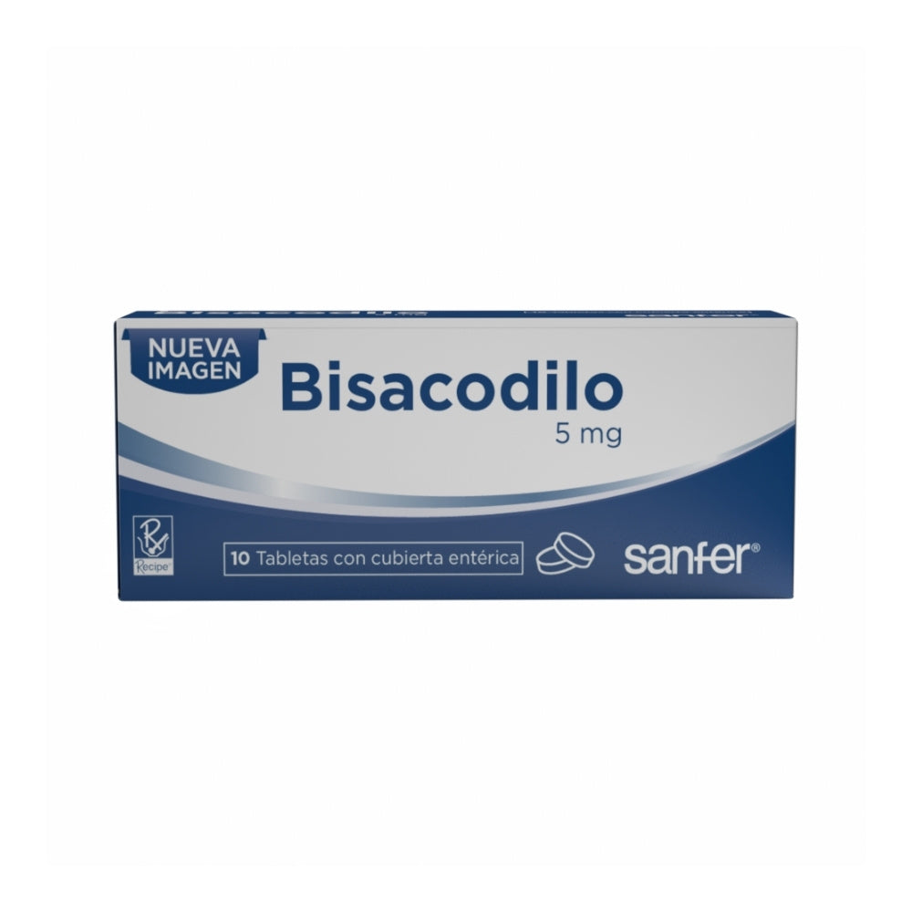 BISACODILO TABLETAS RECUBIERTAS 5 MG CAJA X 10 UNDS