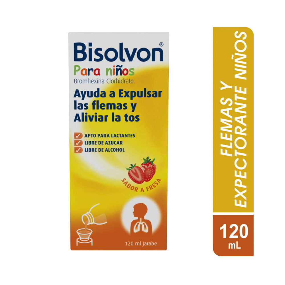 BISOLVON LINCTUS PEDIÁTRICO JARABE FRASCO 120 ML