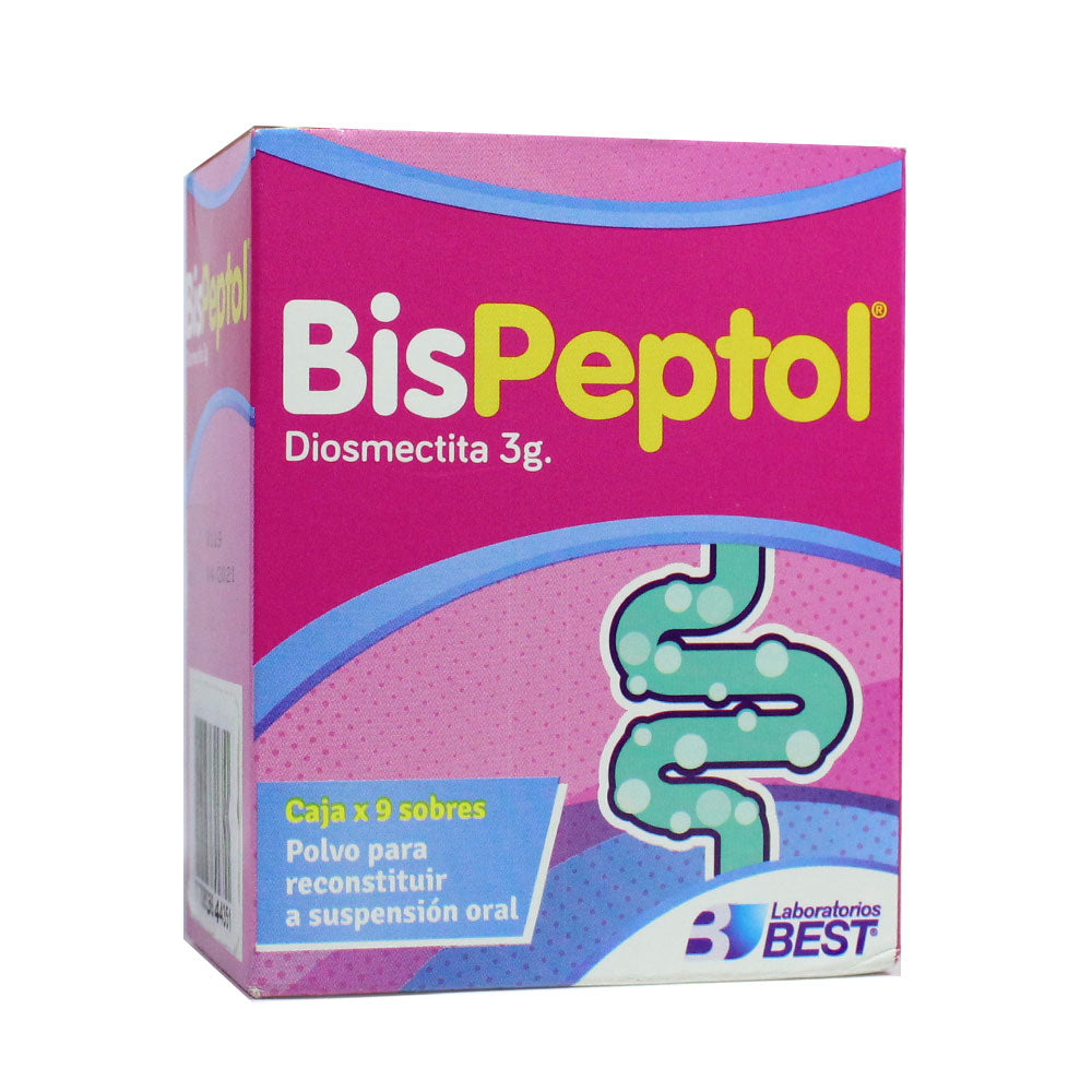 BISPEPTOL SACHET 3 G CAJA X 9 UNDS
