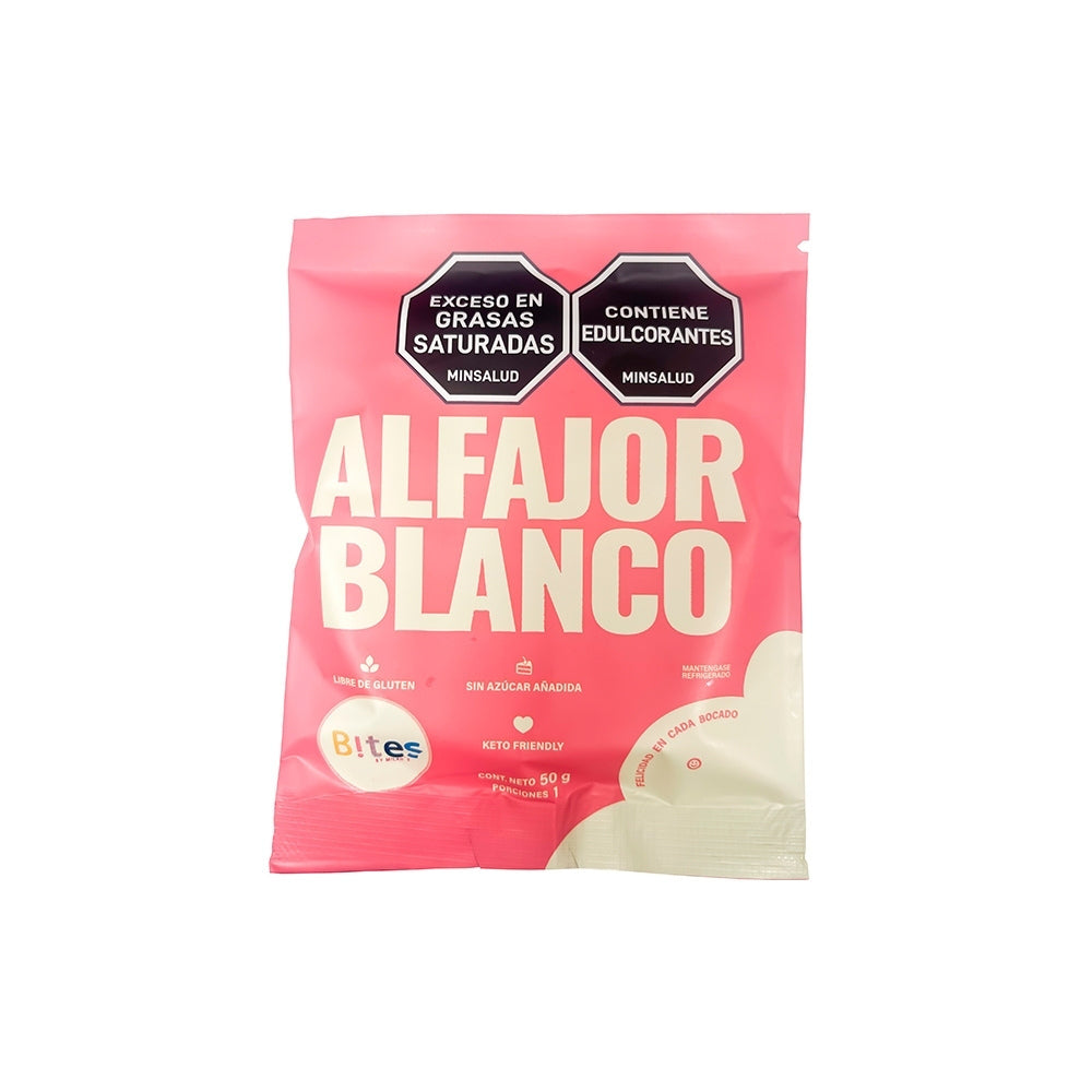 BITES ALFAJOR BLANCO BOLSA 50 G