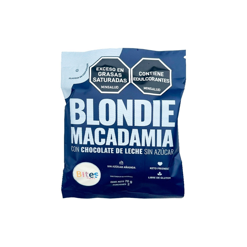 BITES BLONDIE GALLETA CHOCOLATE Y LECHE BOLSA 70 G