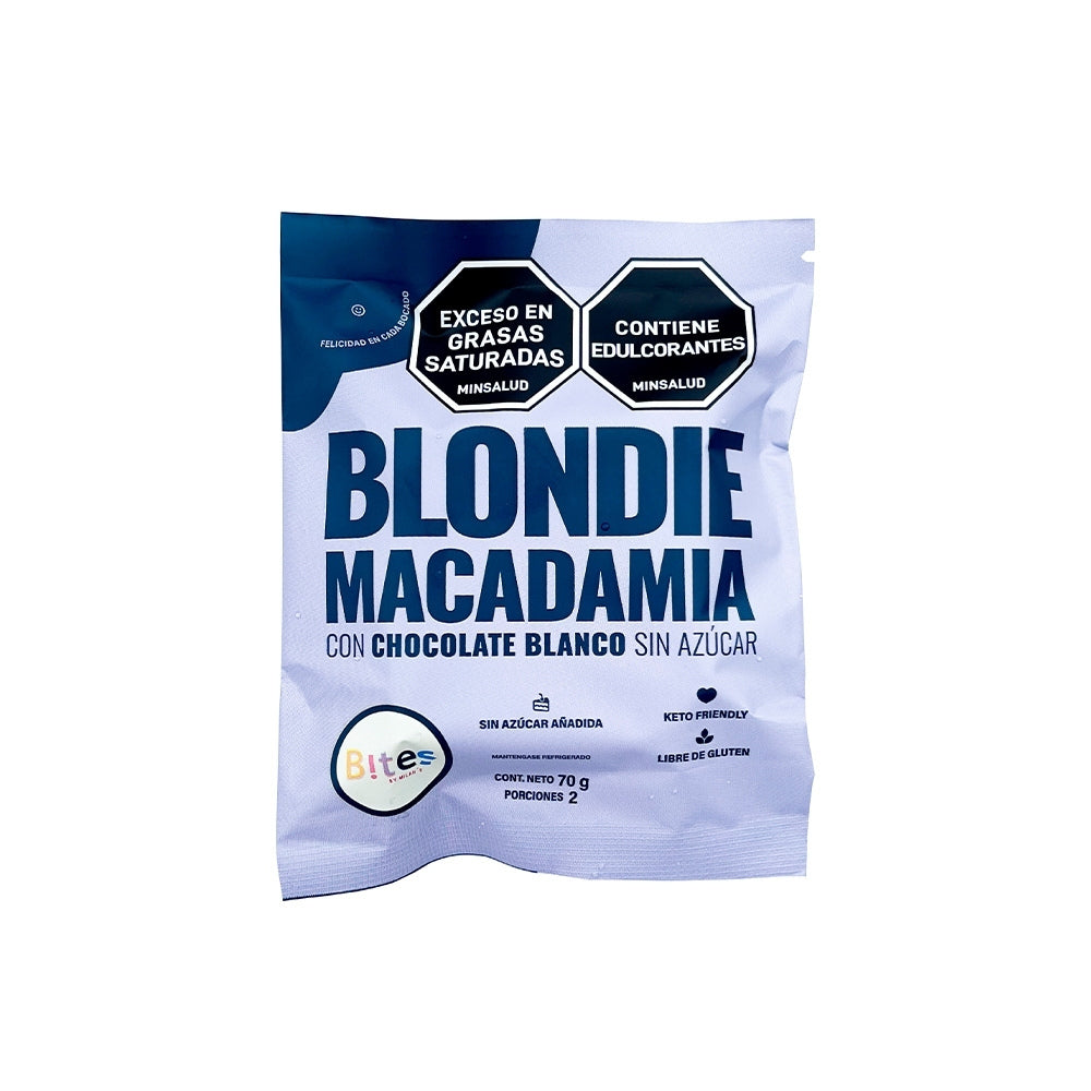 BITES BLONDIE MACADAMIA BLANCO BOLSA 50 G