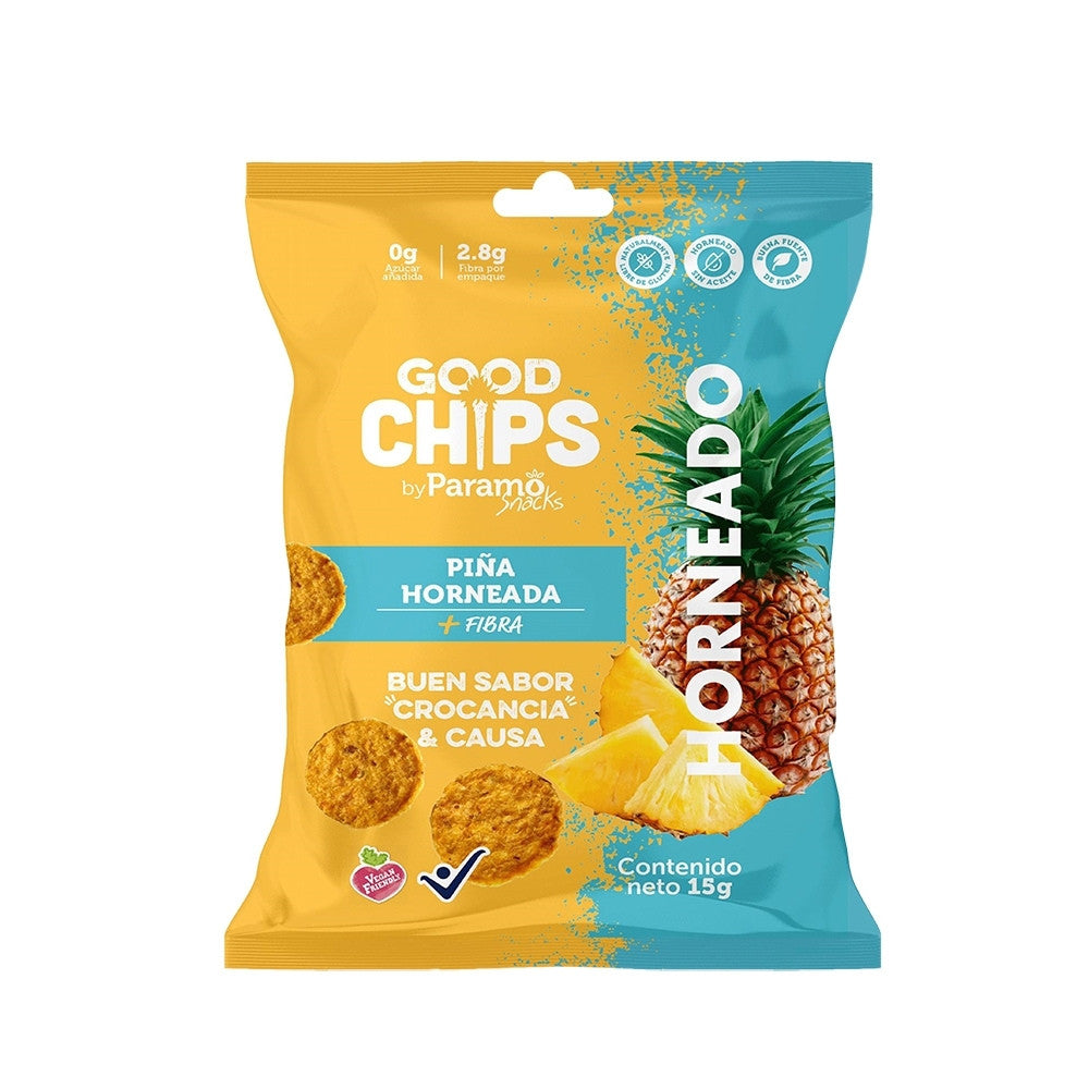BITES PIÑA HORNEADA GOOD CHIPS DOYPACK 15 G