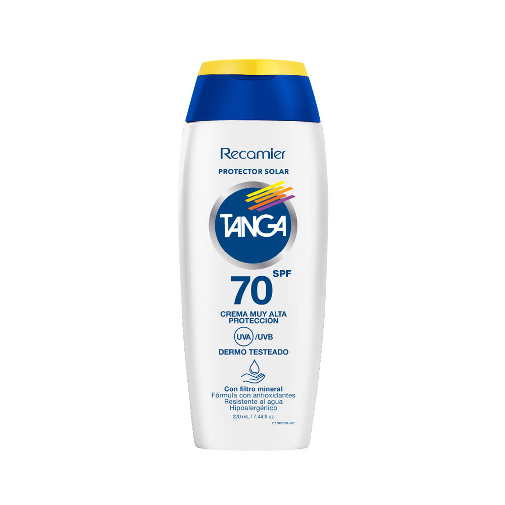BLOQUEADOR TANGA CREMA SPF 70 FRASCO 220 ML