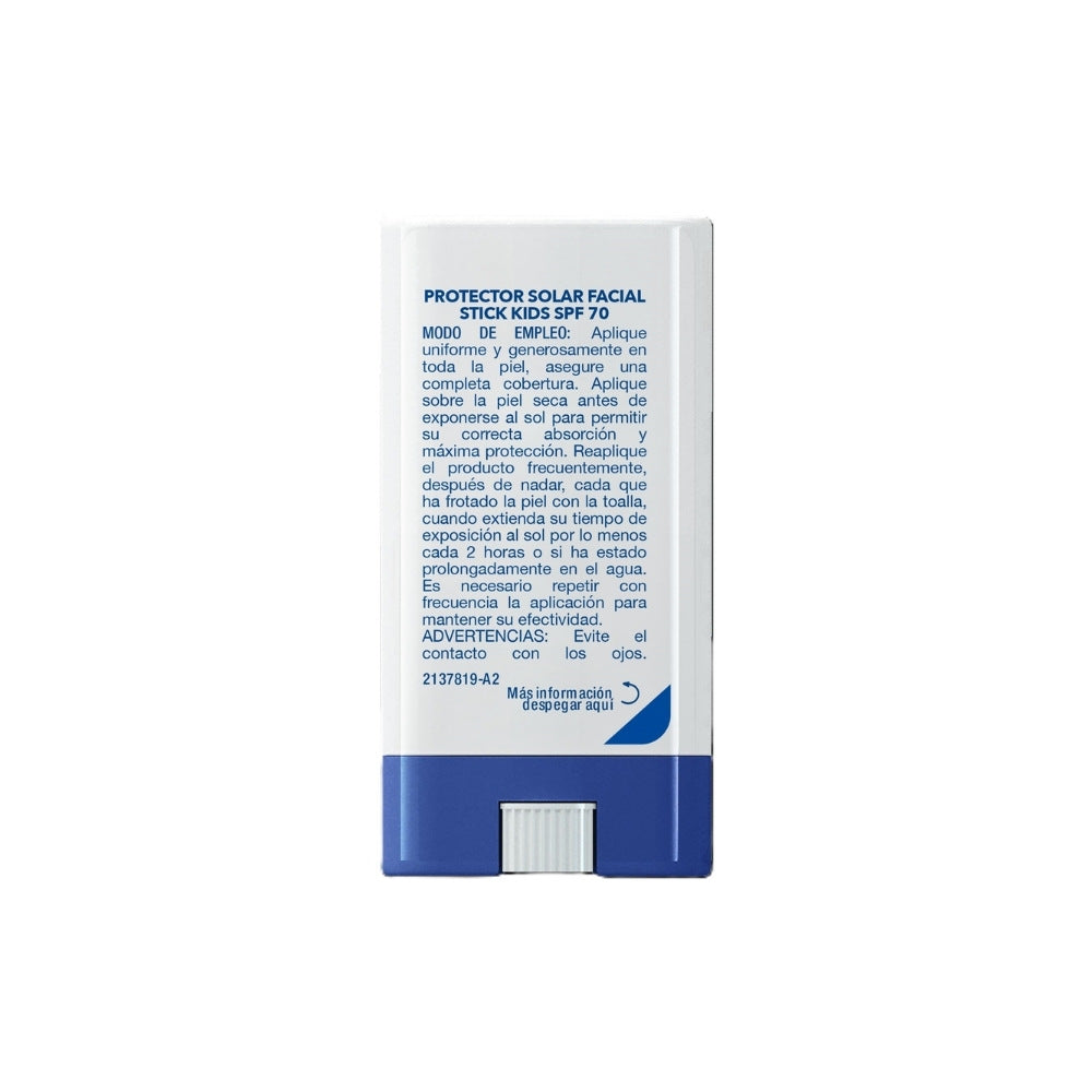 BLOQUEADOR TANGA FACIAL KIDS SPF 70 BARRA 13 G