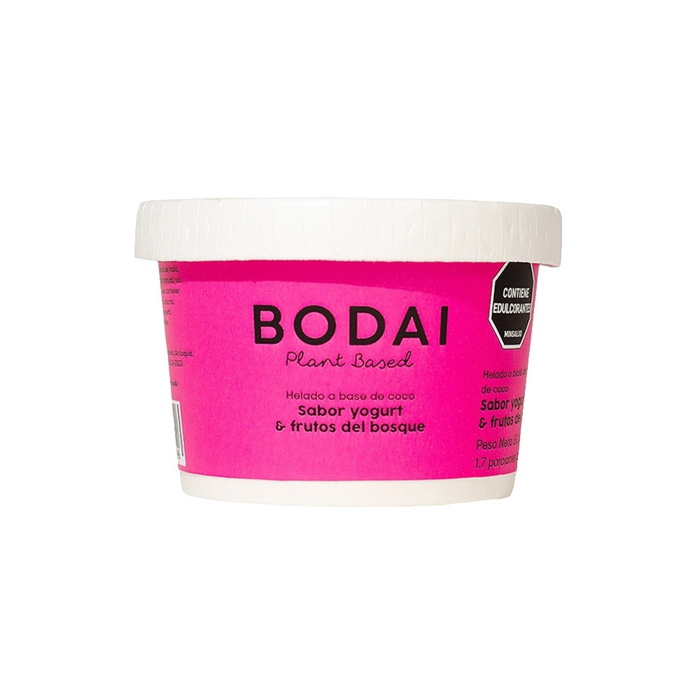 BODAI HELADO DE COCO FRUTOS DEL BOSQUE POTE 80 G