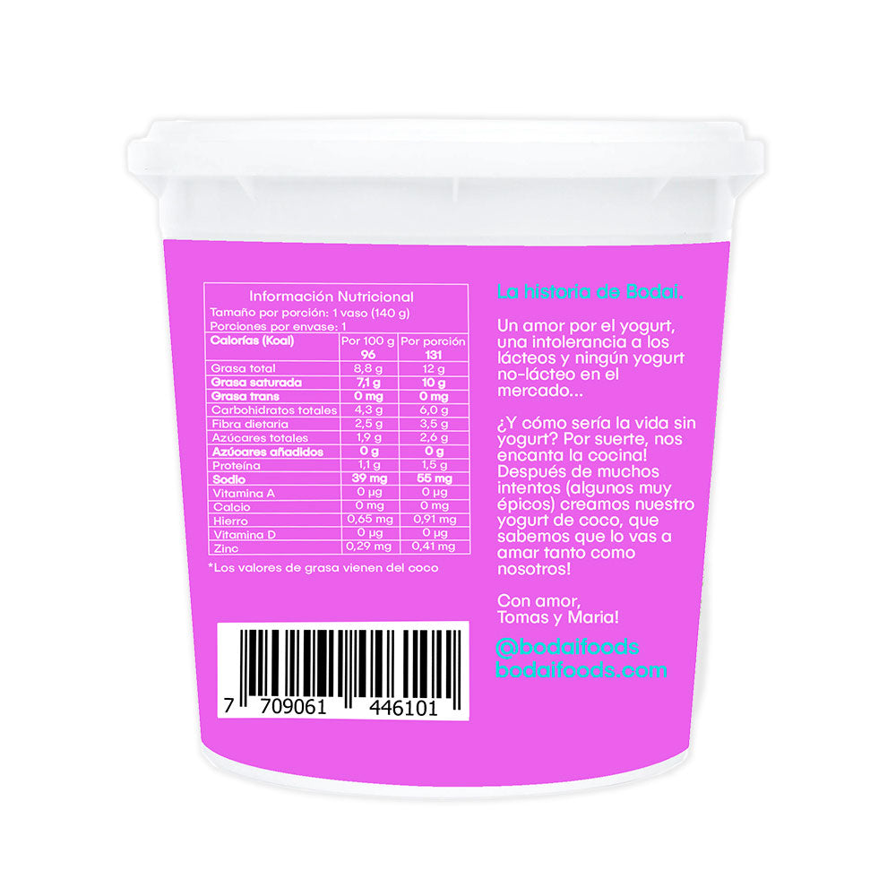 BODAI YOCOCO YOGURT ARANDANO FRASCO 140 G