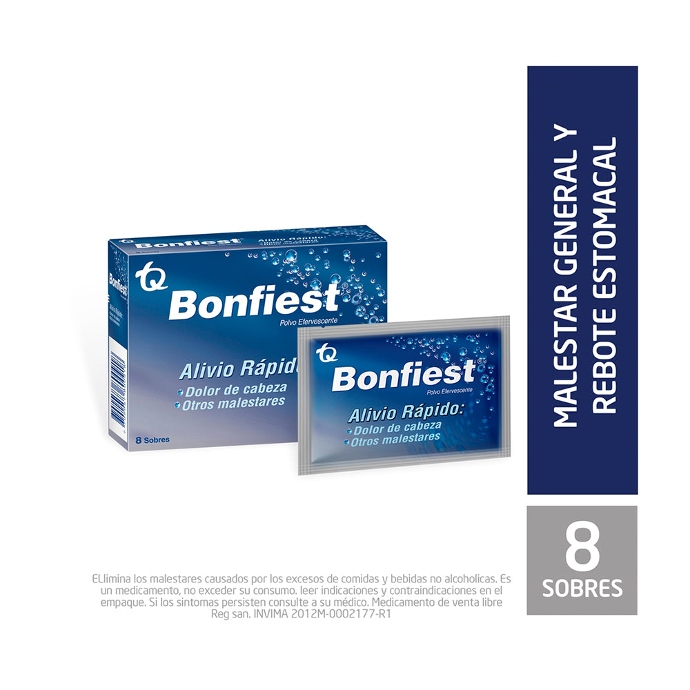 BONFIEST PLEGADIZA 8 SOBRES CAJA X 8 UNDS