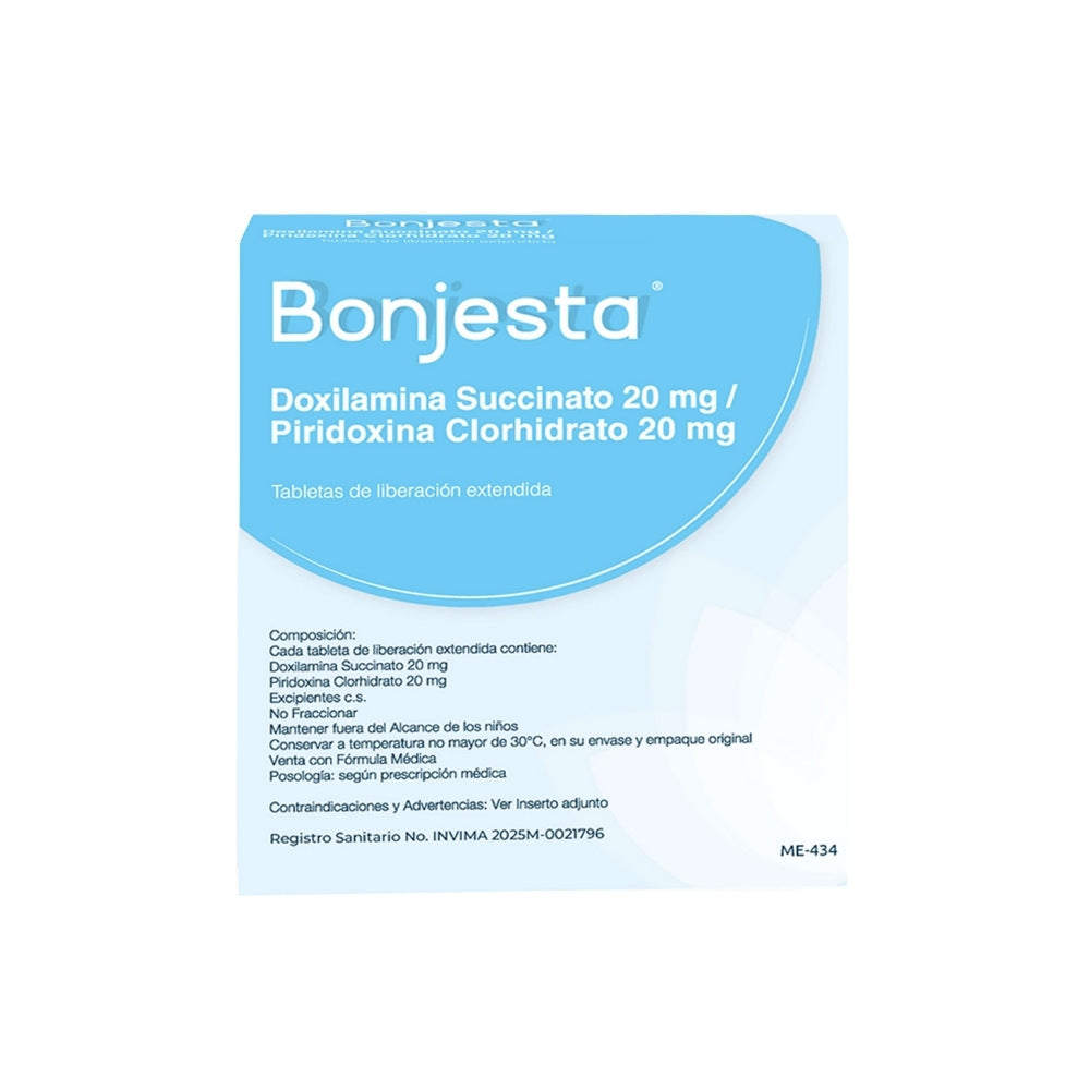BONJESTA TABLETAS 20 MG/20 MG CAJA X 20 UNDS