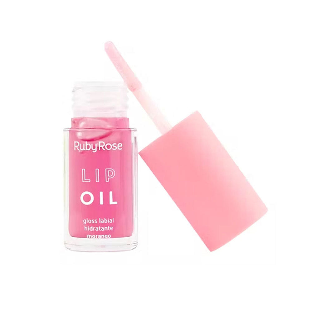 BRILLO LABIAL RUBY ROSE LIP OIL+++ FRESA TUBO X 1 UND