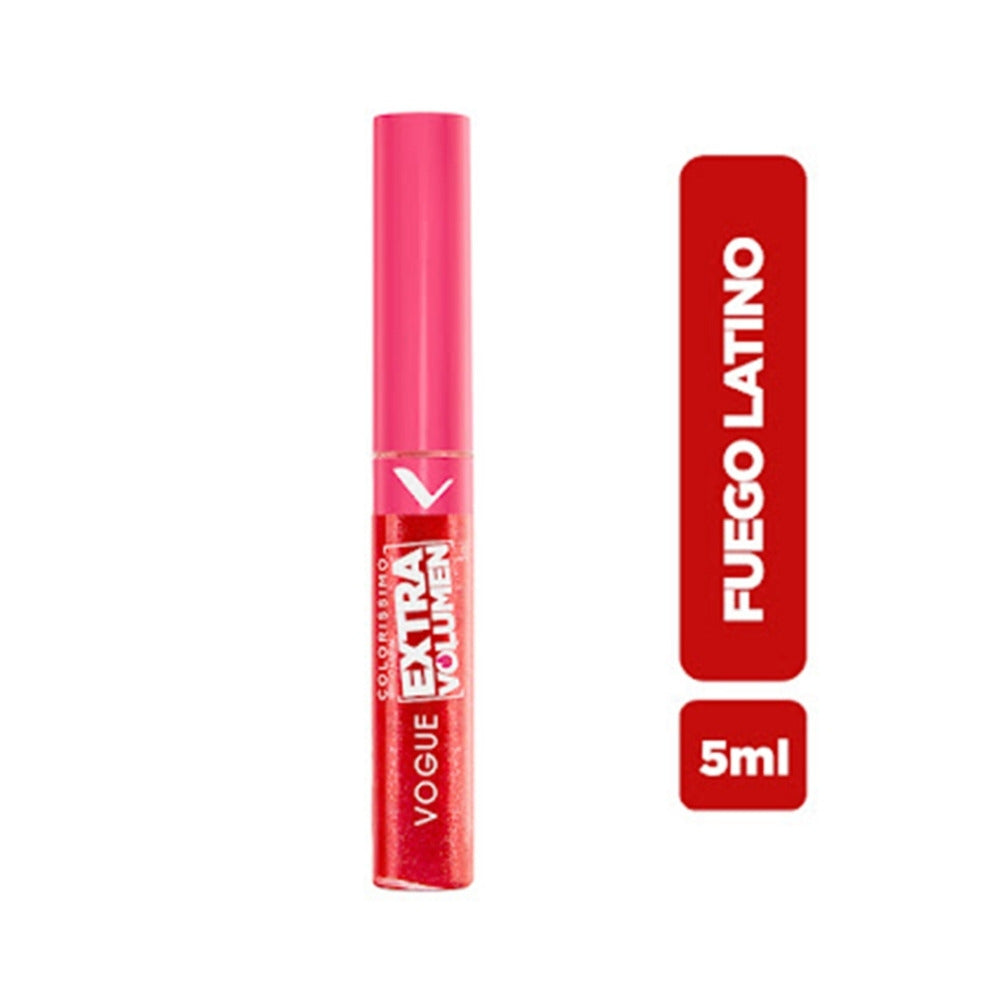 BRILLO LABIAL VOGUE GLOSS EXTRAVOLUMEN FUEGO LATINO TUBO 5 ML