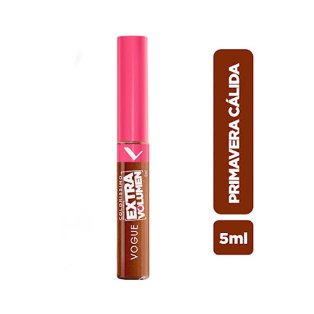 BRILLO LABIAL VOGUE GLOSS EXTRAVOLUMEN PRIMAVERA CALIDA TUBO 5 ML