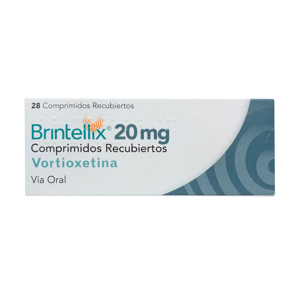 BRINTELLIX (RG) TABLETAS CUBIERTAS 20 MG CAJA X 28 UNDS
