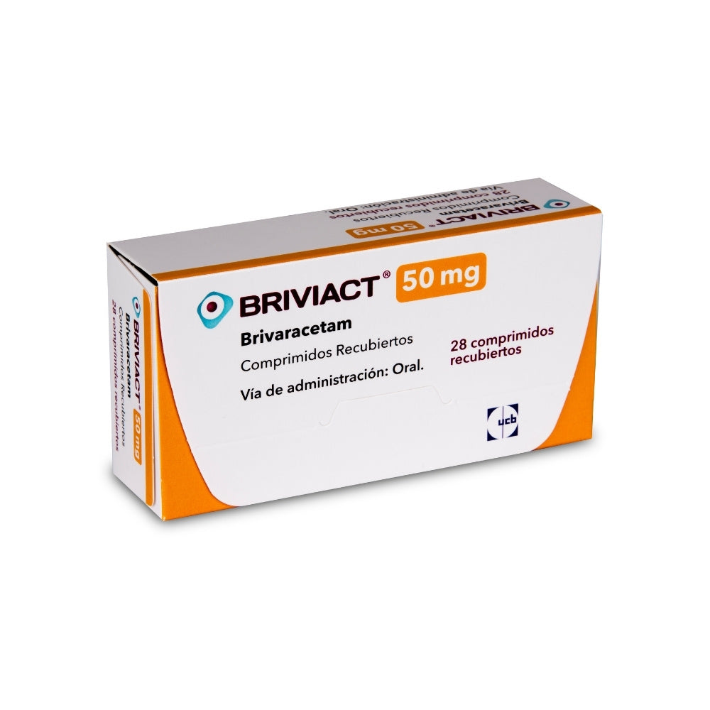 BRIVIACT (RG) COMPRIMIDOS 50 MG CAJA X 28 UNDS