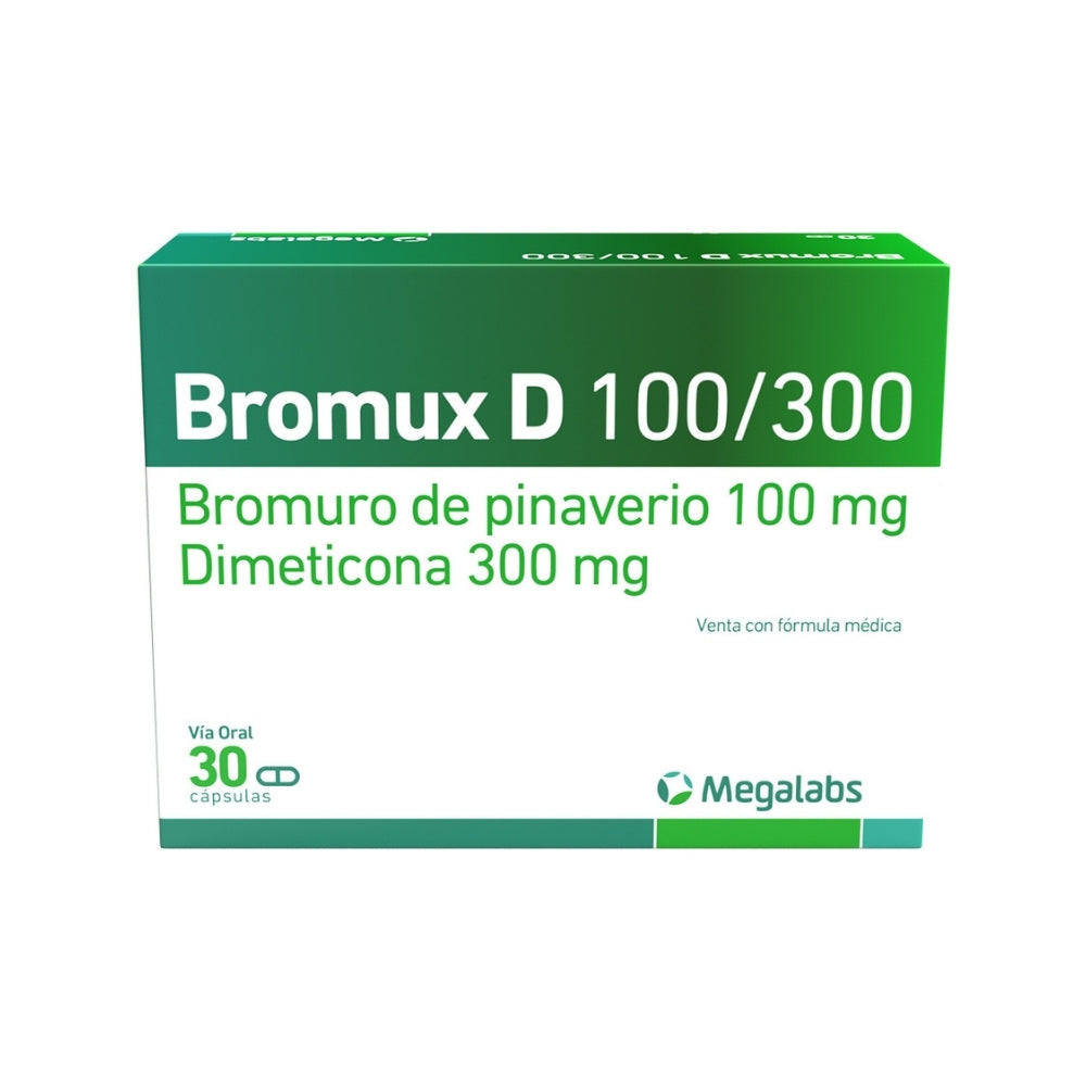 BROMUX D TABLETAS 100MG/300MG CAJA X 30 UNDS