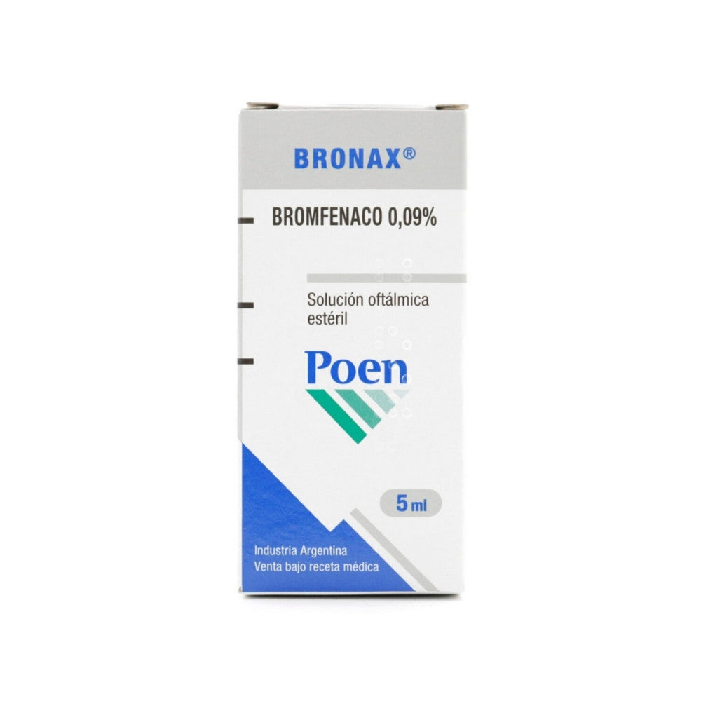 BRONAX GOTAS OFTALMICAS 0.09% FRASCO 5 ML