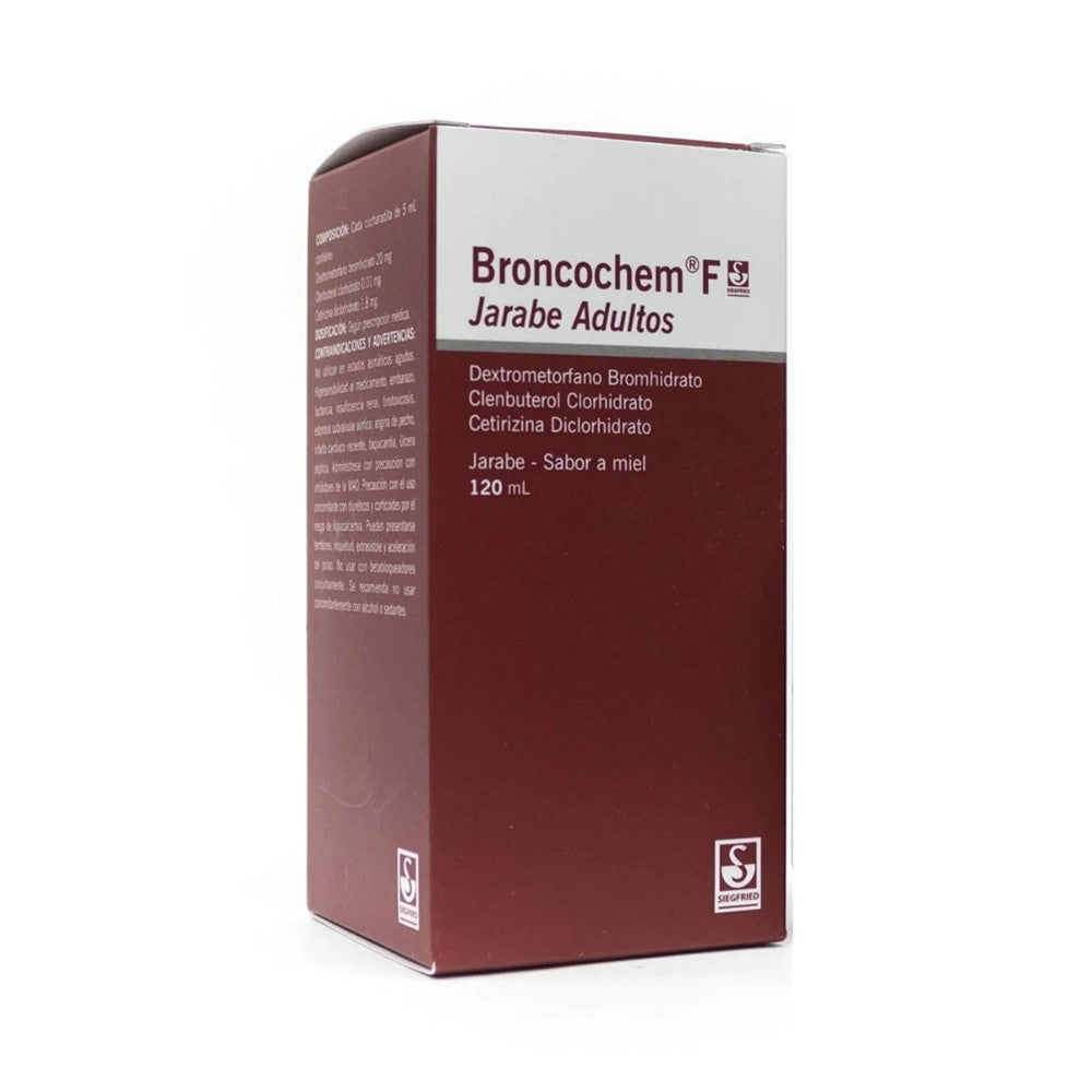 BRONCOCHEM-F ADULTO JARABE CAJA 120 ML