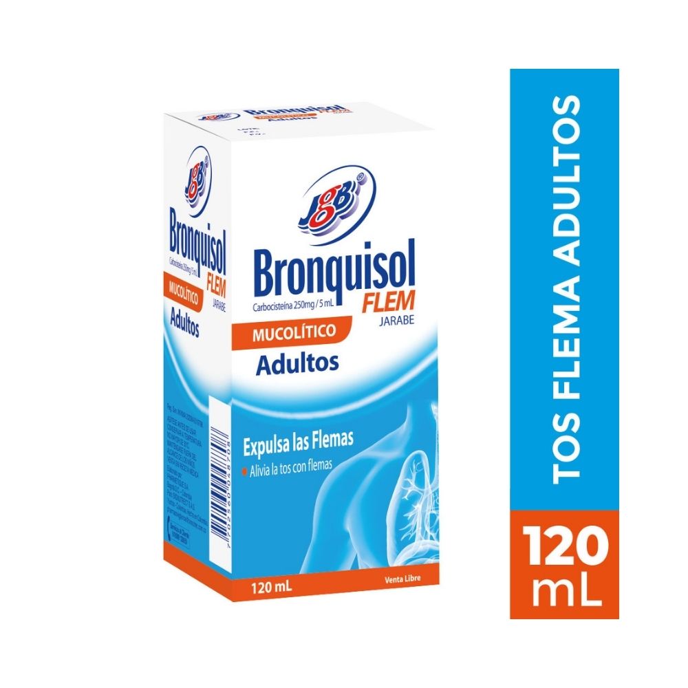 BRONQUISOL FLEMA ADULTOS JARABE FRASCO 120 ML