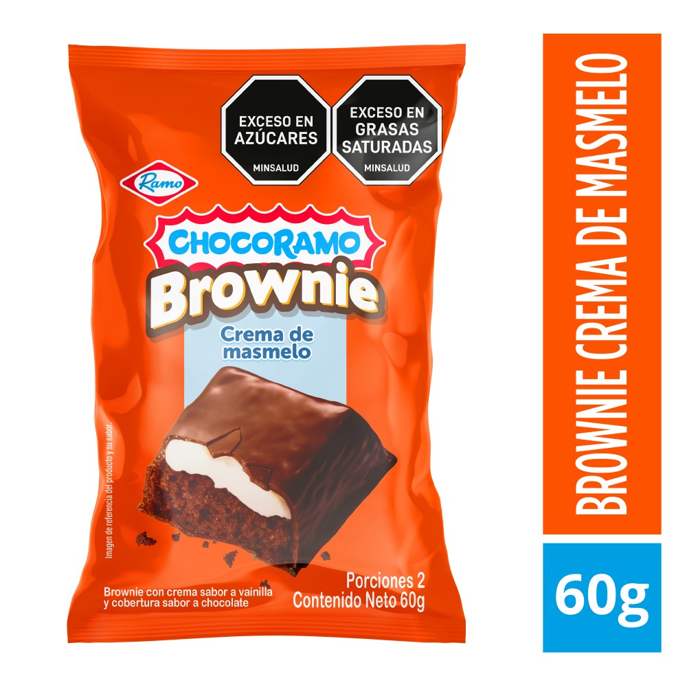 BROWNIE RAMO CREMA DE MASMELO BOLSA 60 G
