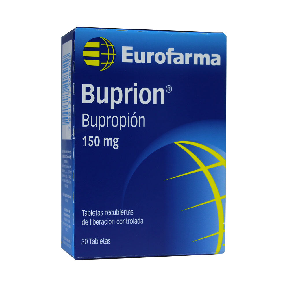 BUPRION (RG) TABLETAS RECUBIERTAS 150 MG CAJA X 30 UNDS