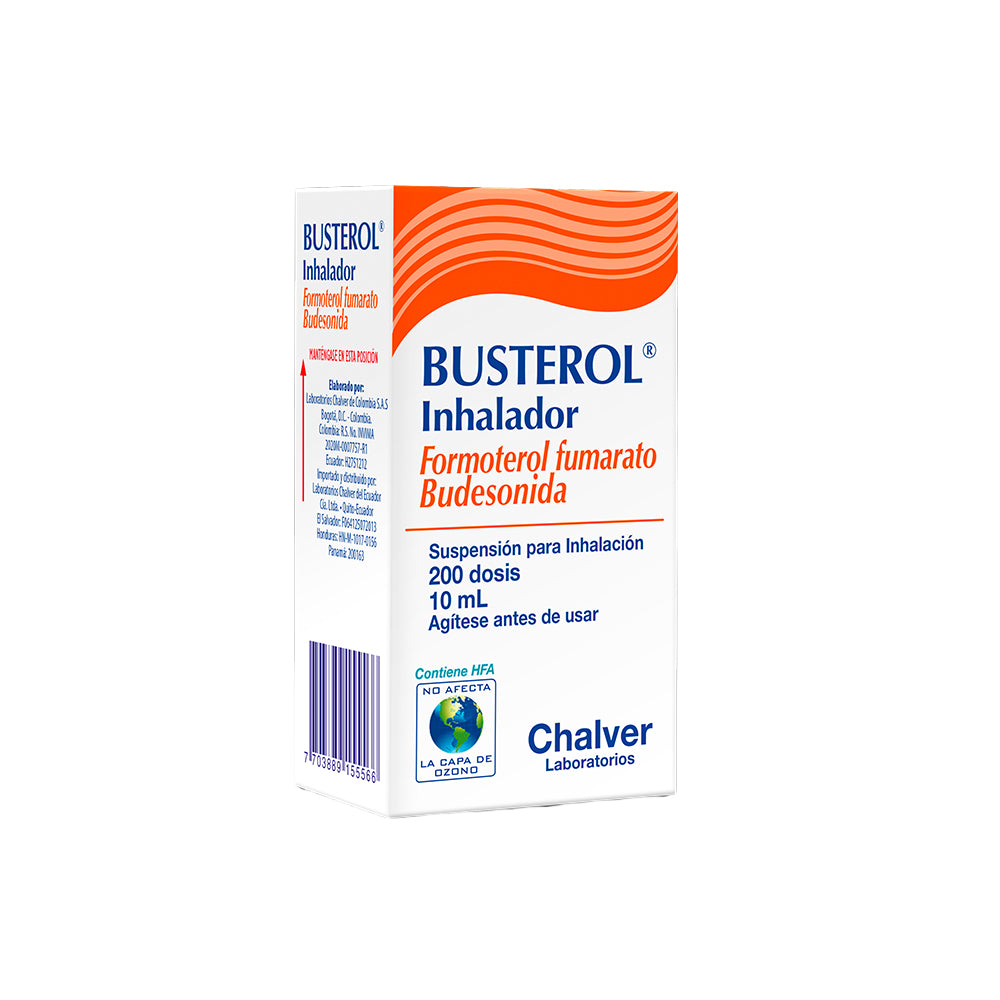 BUSTEROL (RG) INHALADOR CAJA 10 ML X 200 DOSIS