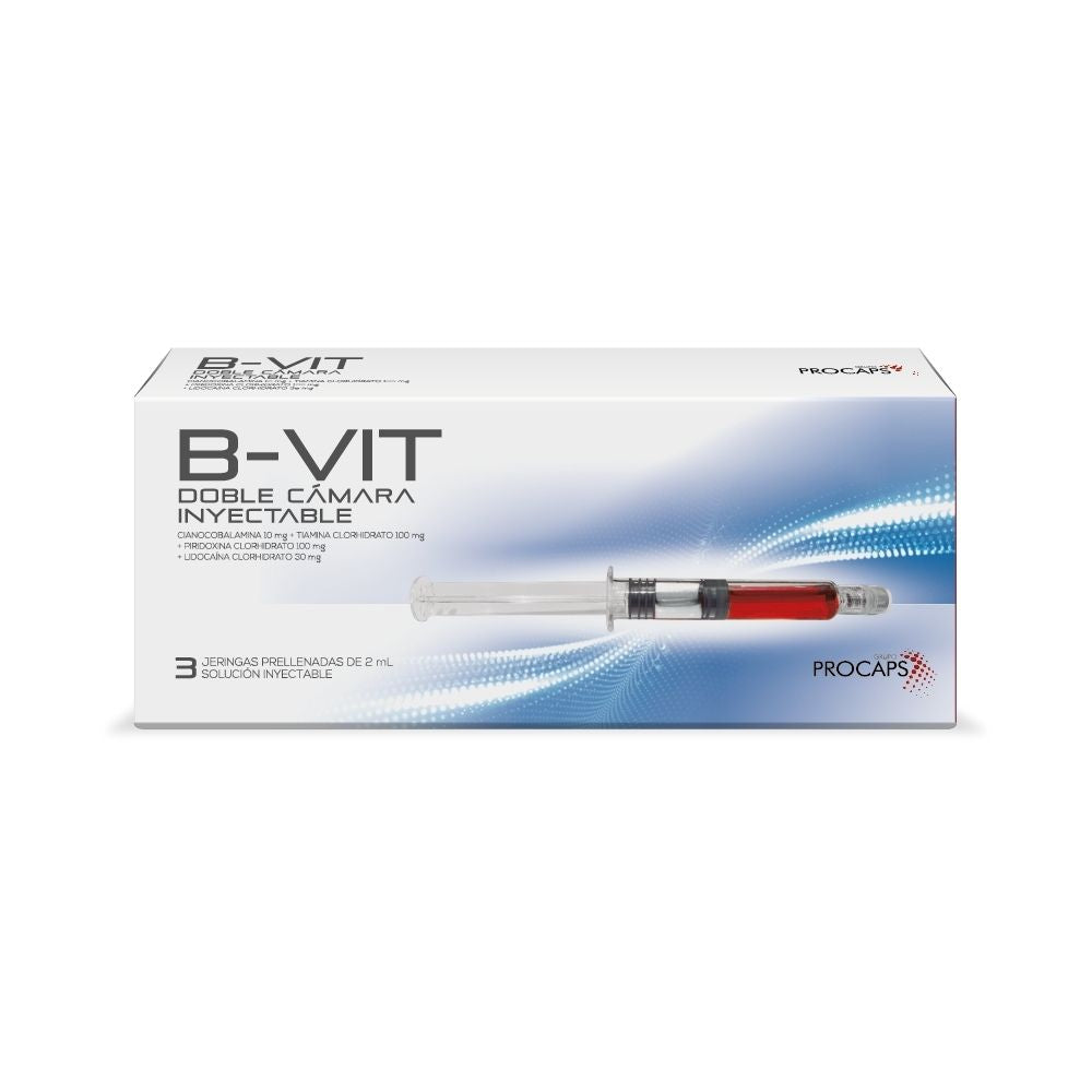 B-VIT DOBLE CAMARA 2ML SOLUCION INYECTABLE CAJA X 3 UNDS