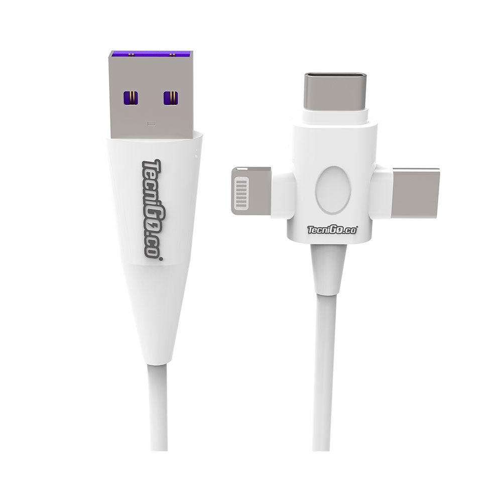 CABLE USB 3 EN 1 PLUS X 1 UND