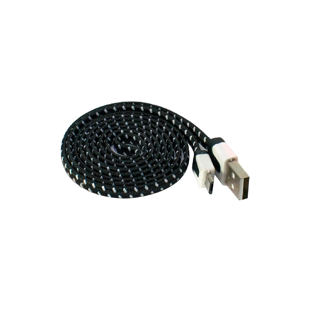 CABLE V8 TELA COLOR SURTIDO X 2MT